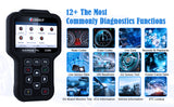 CGSULIT SC880 OBD2 Scanner, 2021 New All System Code Reader with Full OBD2 Functions & Oil Light Reset, EPB, DPF, SAS, TBA TPMS Odometer Service.