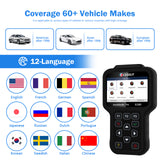 CGSULIT SC880 OBD2 Scanner, 2021 New All System Code Reader with Full OBD2 Functions & Oil Light Reset, EPB, DPF, SAS, TBA TPMS Odometer Service.