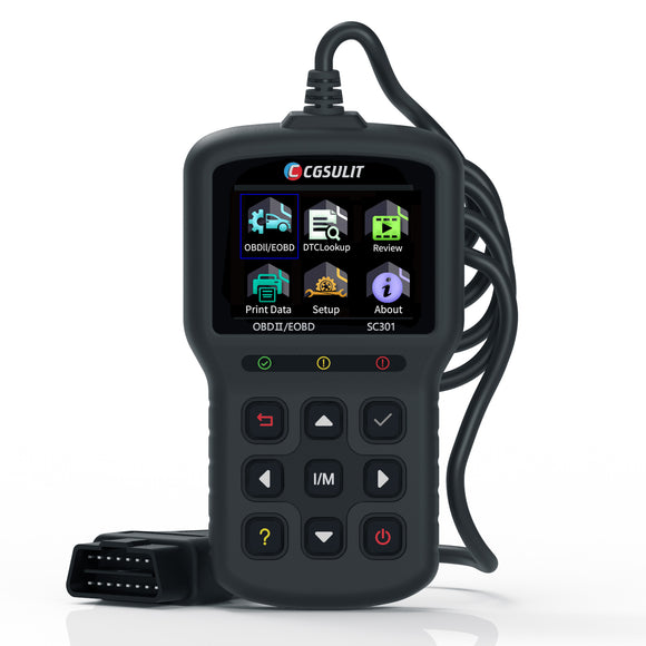 CGsulit SC301 CAN OBDII/EOBD Code Reader Engine Tool for I/M and DTCs readiness